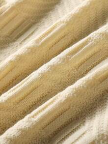 Manfinity Hypemode Herren lässiger, weiter Rollkragenpullover mit Langarm, Herbst/Winter - Aprikosenfarben - Übersicht 3