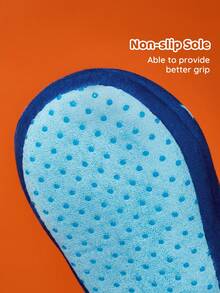 GARFIELD | SHEIN Zapatillas de estar por casa azules con diseños de gatos y perros lindos para niños y niñas, suaves y cálidas de felpa, ligeras y duraderas, con puntos de silicona antideslizantes, para usar en el hogar, dormitorio, habitaciones con aire acondicionado en primavera, otoño e invierno, unisex