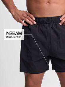 Quần short thể thao in chữ đa năng thường ngày ARC dành cho nam - màu đen - Xem 5