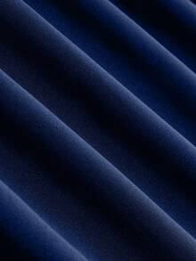 EMERY ROSE Plus Solid Slant Pocket Plicated Detail Skirt Women Maxi Skirt - Navy Blue - View 6