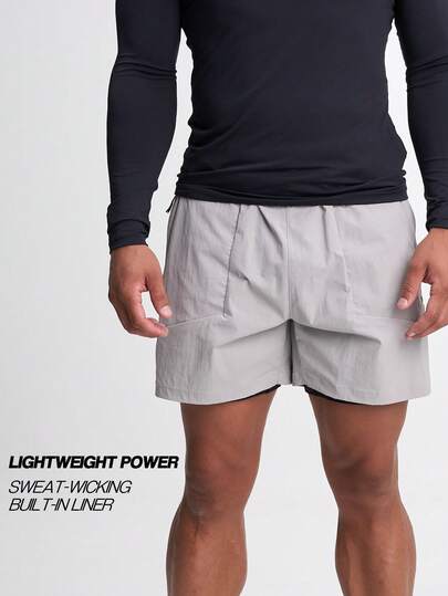 Pantalones cortos de entrenamiento de alto rendimiento ARC para correr, baloncesto, fitness, gimnasio y entrenamiento, de secado rápido