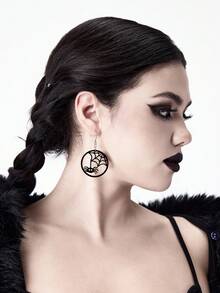 ROMWE Goth Women Stud Earrings