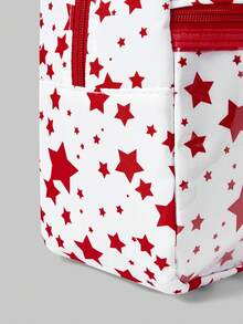 ROMWE Anime Women Tote Bags - Red and White - View 5