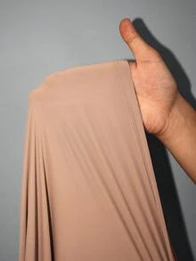 Hourglow Plus Size Women's Basic Seamless Jumpsuit - Apricot - View 9