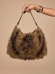 ROMWE Grunge Punk Women Bag - 棕色 - 查看 6