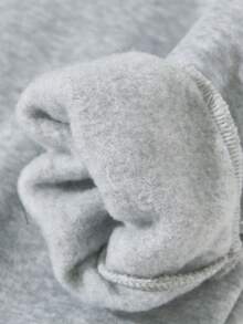 SHEIN Sparklyn Teen Girl Casual Fashion Creative Fresh Minimalist Leopard, Cherry, Fruit Pattern Cheetah Cherry Printed Sweatshirt, Suitable For Autumn Y2k