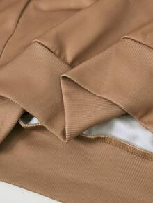 EMERY ROSE Plus Size Women  Brown Leopard Print Heart Graphic Round Neck Drop Shoulder Long Sleeve Sweatshirt And Pants Casual 2 Piece Set Cozy Fall And Winter Clothes For Women Maija Fall Winter 2025 Fall/Winter Party Elegant Dress Women Cozy Fall And Winter Clothes For Women