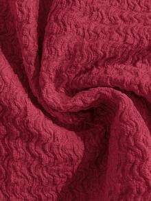 Soleia Bộ 3 món nữ họa tiết sao biển, vải bandeau họa tiết màu đỏ - Đỏ - Xem 5