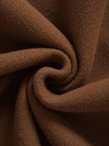 INAWLY 女式雏菊印花休闲运动衫，适合秋季、返校季、日常穿着、节日场合、摄影必备，引人注目，常规版型圆领 - 咖啡棕 - 查看 5