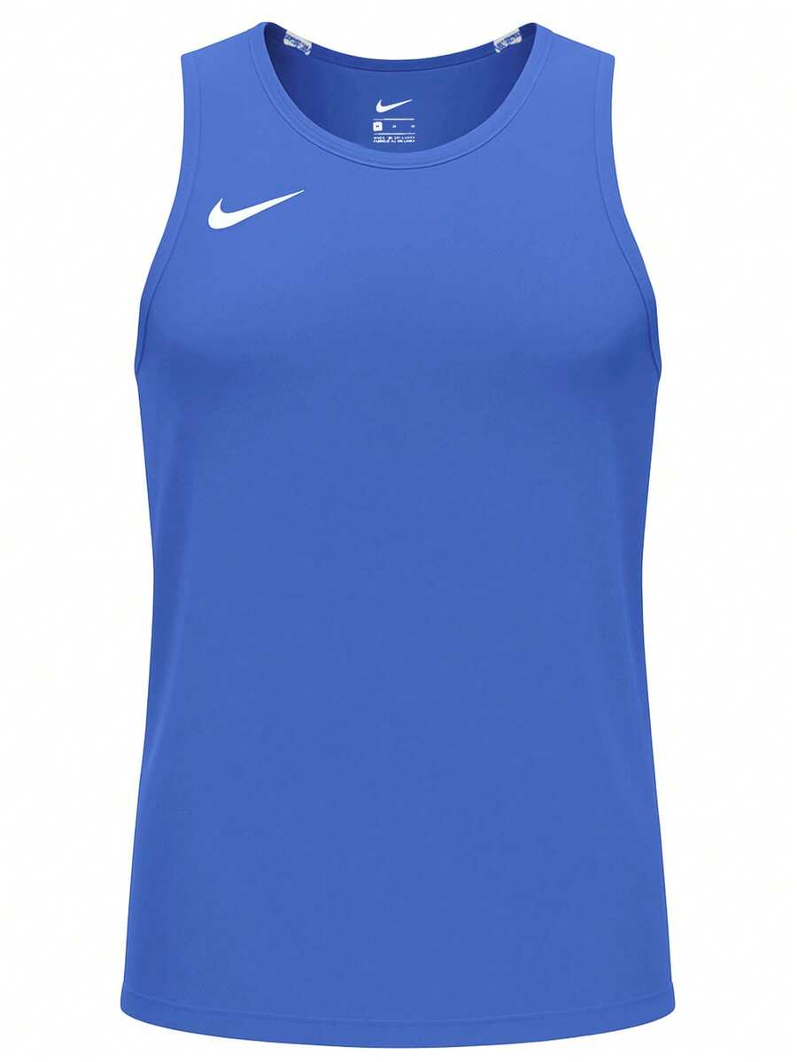 Nike Men's Sports Tees & Tanks Moisture-Wicking Breathable Classic Fit Training Vacation School Blue NT0306-463 - 寶藍色 - 查看 1