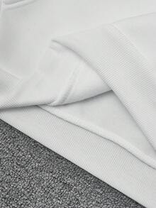 STEELVANCE Men's Random Print Hooded Long Sleeve Sweatshirt