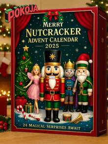 Weihnachts-Countdown-Kalender 2025, Acryl-Adventskalender mit 24 Geheimtüren für tägliche Überraschungen, Weihnachtsbaum-Dekoration, festliche Büro-Schreibtisch-Dekoration für die Feiertage, Weihnachtsgeschenke - Schwarz - Übersicht 3