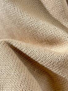 Franclia French Retro Elegant Casual Simple Versatile Chic Autumn Women's Clothing Winter Women's Clothing Casual Business Commuting Light Brown Sweater Khaki Sweater High Neck Turn-Down Collar Batwing Sleeve Shawl Style Fitted Cuffs Top Elastic Sweater Skirt Flared Hem Christmas Sweater Set Thanksgiving Outfit New Year's Clothing Sweater Set Brown Skirt Brown Top Camel Women's Sweater Two-Piece Set