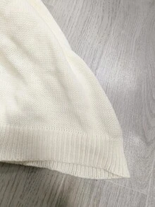 Claim Dot Jersey de cuello redondo de unicolor para hombre, uso diario casual y con estilo