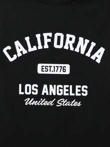 3 件套青少年男孩休闲字母印花圆领长袖 T 恤，适合秋冬季休闲、街头、通勤、分层穿着 - 彩色 - 查看 7