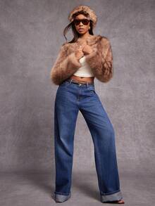 NYA SZN Vestido ajustado de punto con estampado de piel de ciervo falsa, estilo Y2K, adecuado para ocasiones especiales, eventos, fiestas, brunch. Vestido maxi de punto para otoño e invierno, apropiado para atuendos de oficina para mujeres.