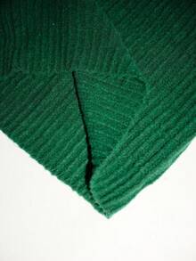 Lumivelle 女士橄榄绿圆领圣诞针织毛衣