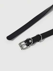 ROMWE Grunge Punk 1 chiếc thắt lưng dây xích nữ, màu đen, một lớp, họa tiết thánh giá, phong cách Gothic, phụ kiện đa năng cho váy, Halloween. - Màu đen chéo hai lớp chuỗi - Xem 4