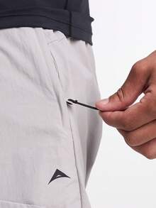 ARC Activewear Performance Shorts Running Basketball Quick Dry Fitness Gym Workout Training Training Shorts - Light Grey - View 4
