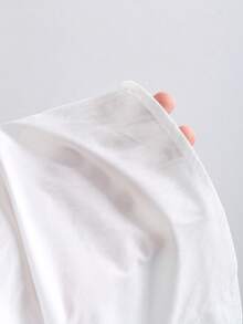 Sweetra 复古法式性感制服风夏季新款翻领二合一收腰修身辣味甜美风女式衬衫 - 黑與白 - 查看 7