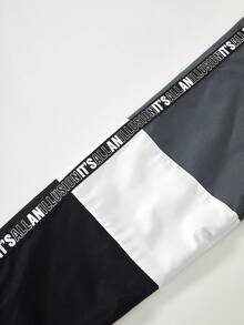 1 szt. Bluza z kapturem i zamkiem błyskawicznym, w kontrastowym kolorze, z kontrastową taśmą na rękawach, dla nastoletnich chłopców, odpowiednia na co dzień do pracy i do uprawiania sportu jesienią, w zestawie z białym T-shirtem - Wielokolorowe - Zobacz 6