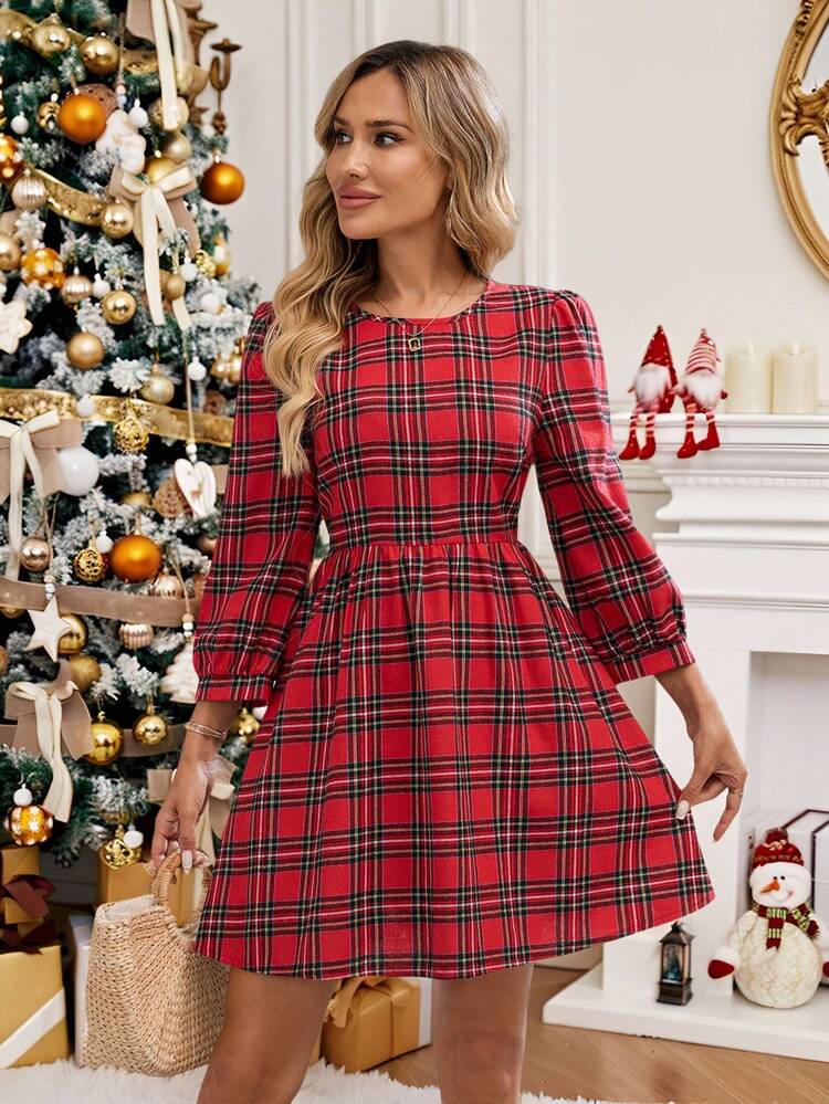 white christmas dresses Baby Girls Dress Satin Lace Long Sleeve One Piece Winter Dress Red 22 –  Catpapa