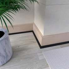 1pc Bathroom Threshold - Waterproof Barrier For Shower Corners Or Kitchen Sinks - Vinyl Material - Multicolor - View 10