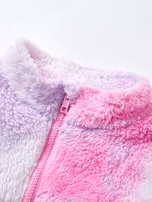 JNSQ Set de 3 piese pentru fete preadolescente, include jachetă pufoasă îngroșată, maiou mulat și pantaloni de yoga groși, potrivit pentru purtare zilnică de toamnă/iarnă, activități în aer liber, vacanță, streetwear, petreceri și timp liber - Roz - Vizualizare 5