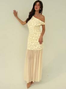 Aloruh Women Maxi Dresses - Apricot - View 7