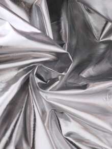 SHEIN Playful Pals 1pc Baby Girls Comfortable Casual Zip-Up Furry Hooded Long Sleeve Padded Coat, Versatile For Autumn/Winter Daily Wear Baby Girl Jacket Winter