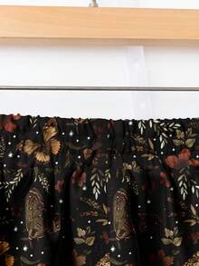 Rusticease 女士花卉蝴蝶图案弹力腰阔腿休闲印花裤，秋冬款，休闲 - 彩色 - 查看 3