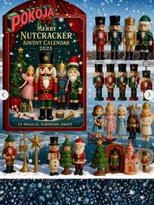 Weihnachts-Countdown-Kalender 2025, Acryl-Adventskalender mit 24 Geheimtüren für tägliche Überraschungen, Weihnachtsbaum-Dekoration, festliche Büro-Schreibtisch-Dekoration für die Feiertage, Weihnachtsgeschenke - Schwarz - Übersicht 4