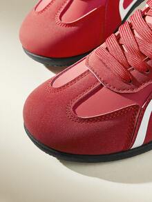 CUCCOO EASI Women's Sneakers New Autumn/Winter Plush Skateboard Shoes, Hidden Wedge Heel Racing Shoes