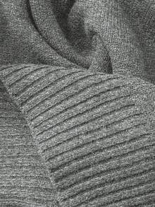 Linhara 大码女士针织羊毛毛衣家居服套装，咖啡色 - 灰色 - 查看 5