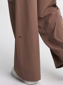 Men's Drawstring Waist Loose Fit Jogger Pants - Coffee Brown - View 5