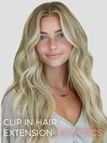 SMART&MATCH Clip In Hair Extensions Real Human Hair, Remy Human Hair Extensions Clip Ins For Women, Natural Human Hair, 14-20 Inch 2 Packs (4pcs+7pcs) - S18/613 - View 5