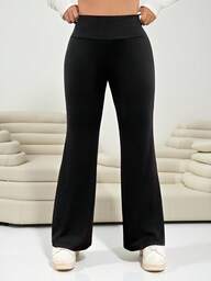 Solflare Plus Solid Flare Leg Sweatpants