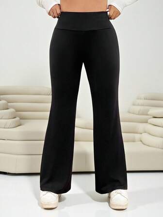 Solflare Plus Solid Flare Leg Sweatpants