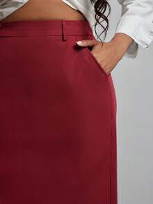 NYA SZN Falda de talle alto, ajustada, suelta, holgada, con abertura alta, para ocasiones especiales, eventos, brunch, citas, romántica, Ibiza, uso diario casual, de largo maxi, para otoño e invierno, para mujer