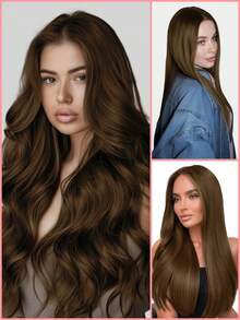 SMART&MATCH Extensiones de cabello humano real con clip, extensiones de cabello humano Remy con clip para mujeres, cabello humano natural, 14-20 pulgadas 2 paquetes (4 piezas + 7 piezas) - S4 - Ver 2