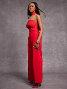 NYA SZN Bodysuit Sleeveless Fitted Bodycon Textured Knit Tube Top Streetwear Everyday Casual Business Casual Date Fall Winter Statement Valentines Day Carnival Outfits For Women