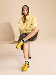 CUCCOO EASI Women's Sneakers New Autumn/Winter Plush Skateboard Shoes, Internal Heightening Racing Shoes