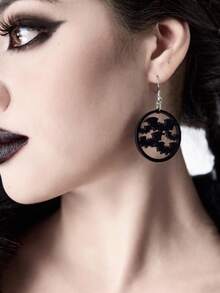 ROMWE Goth Women Stud Earrings
