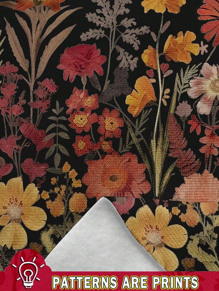 SHEIN Pressed Flowers Sets, Boho Wildflowers, Plant Sets, Vintage Botanical Sets, Pastel Floral Nature Sets, Garden Lover Gift, Soft Knit Casual Pullover Set, Girls Winter Clothes, Baby Girl Winter Clothes, Girls Fall Clothes, Girls Fall Outfits, Baby Girl Clothes Girls, Baby Girl Costume - Multicolor - View 6