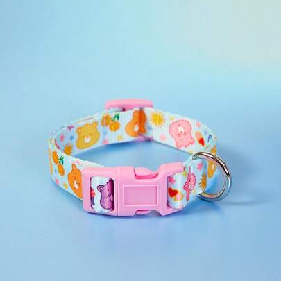 Care Bears X PETSIN 1 件装耐用狗狗宠物印花项圈