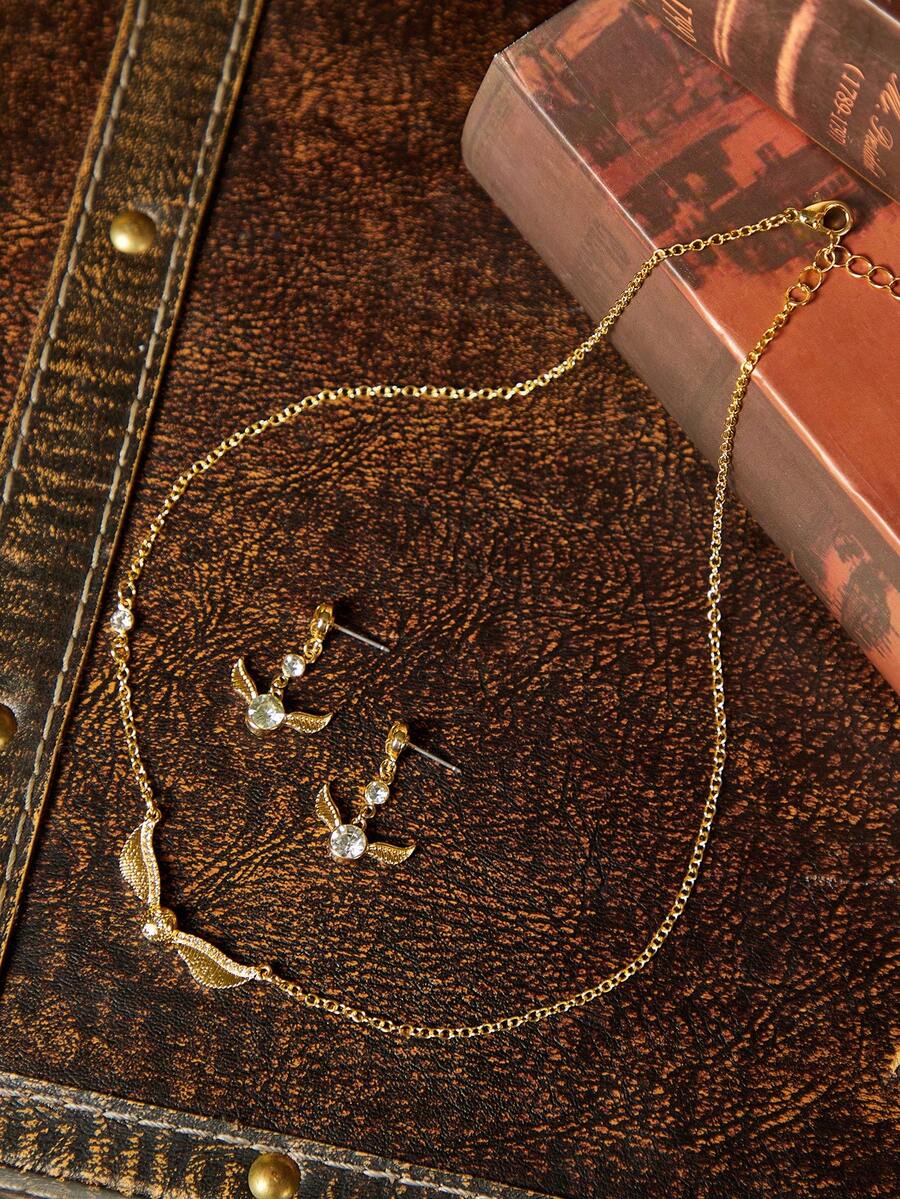 HARRY POTTER X SHEIN Women Necklace Sets - Gold - View 1