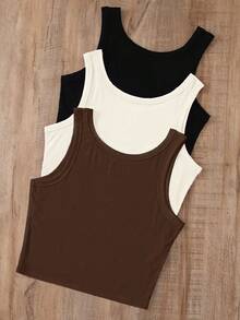 INAWLY 3件套女士蝴蝶结刺绣圆领上衣印花T恤女式上衣 - 彩色 - 查看 2