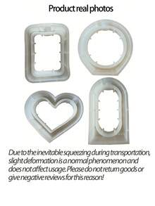 Unique Arched Rectangular Round Hydroponic Gypsum Hollow Flower Vase Silicone Mould - DIY Hydroponic Vase Resin Mold For Asymmetric Plant Vase, Home Decor, And Creative Gardening Projects - Reusable, And Easy To Use Silicone Mold For Various Plant Shapes And Sizes