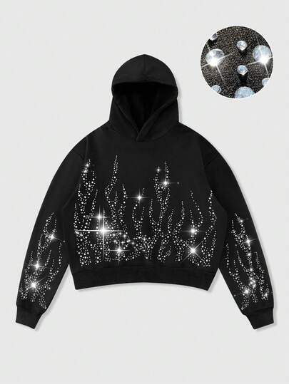 Street Life sweat-shirt à capuche décontracté et ample pour hommes