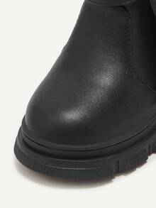 Cozy Pixies 1 双时尚百搭休闲大蝴蝶结款式耐用舒适平底系带婴儿踝靴，适合所有季节 - 黑色 - 查看 9